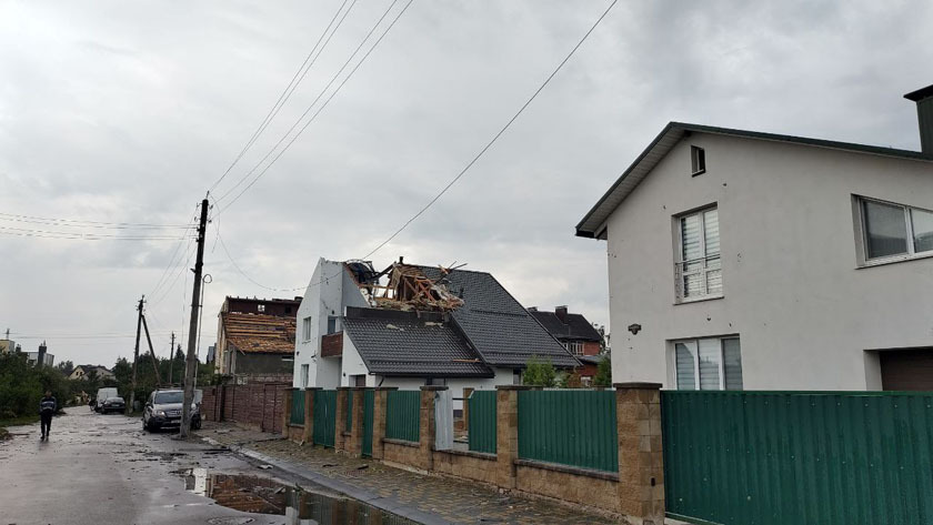 Ураган в колодищах