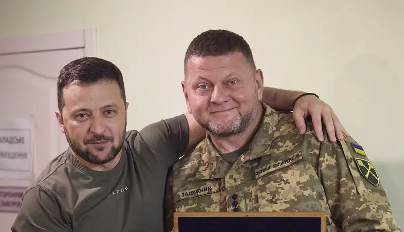 Зеленский и Залужный