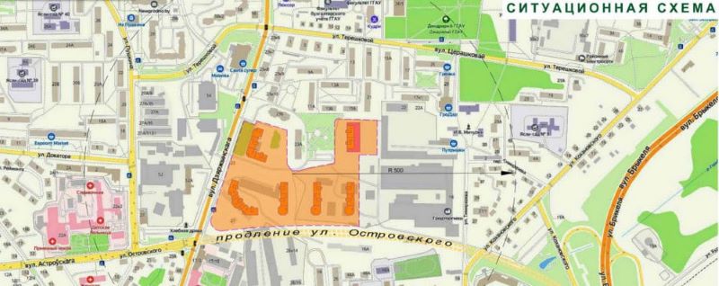 застройка центра города Гродно 