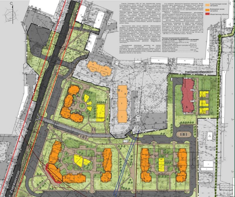 застройка центра 