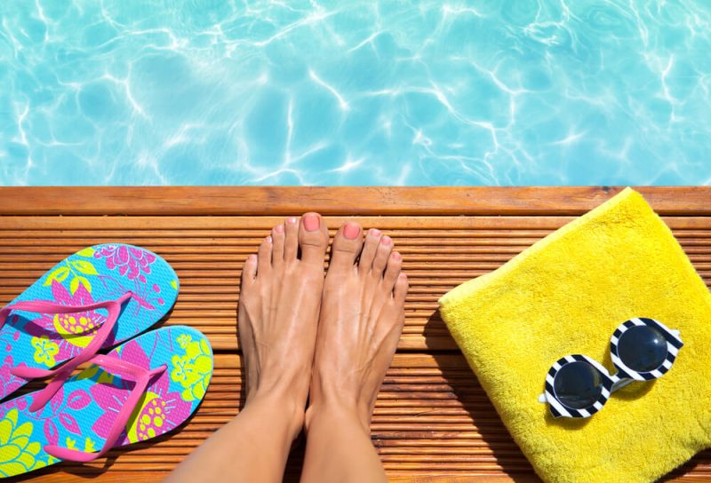 Девушка на пляже