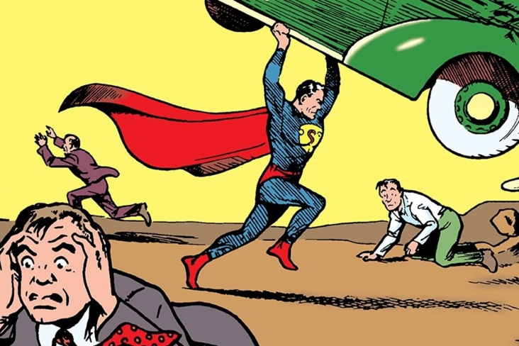 супермен первые комиксы