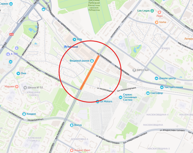 путепровод Ждановичи