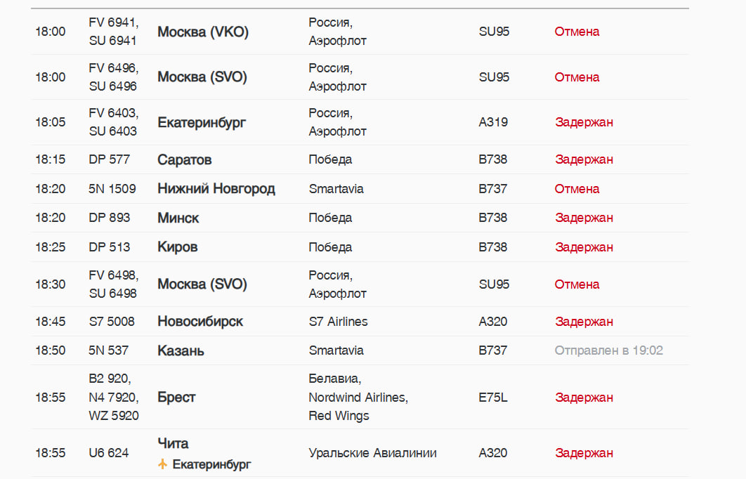 Пулково задержка аэропорт