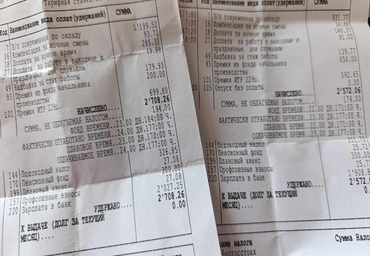 расчетный зарплата