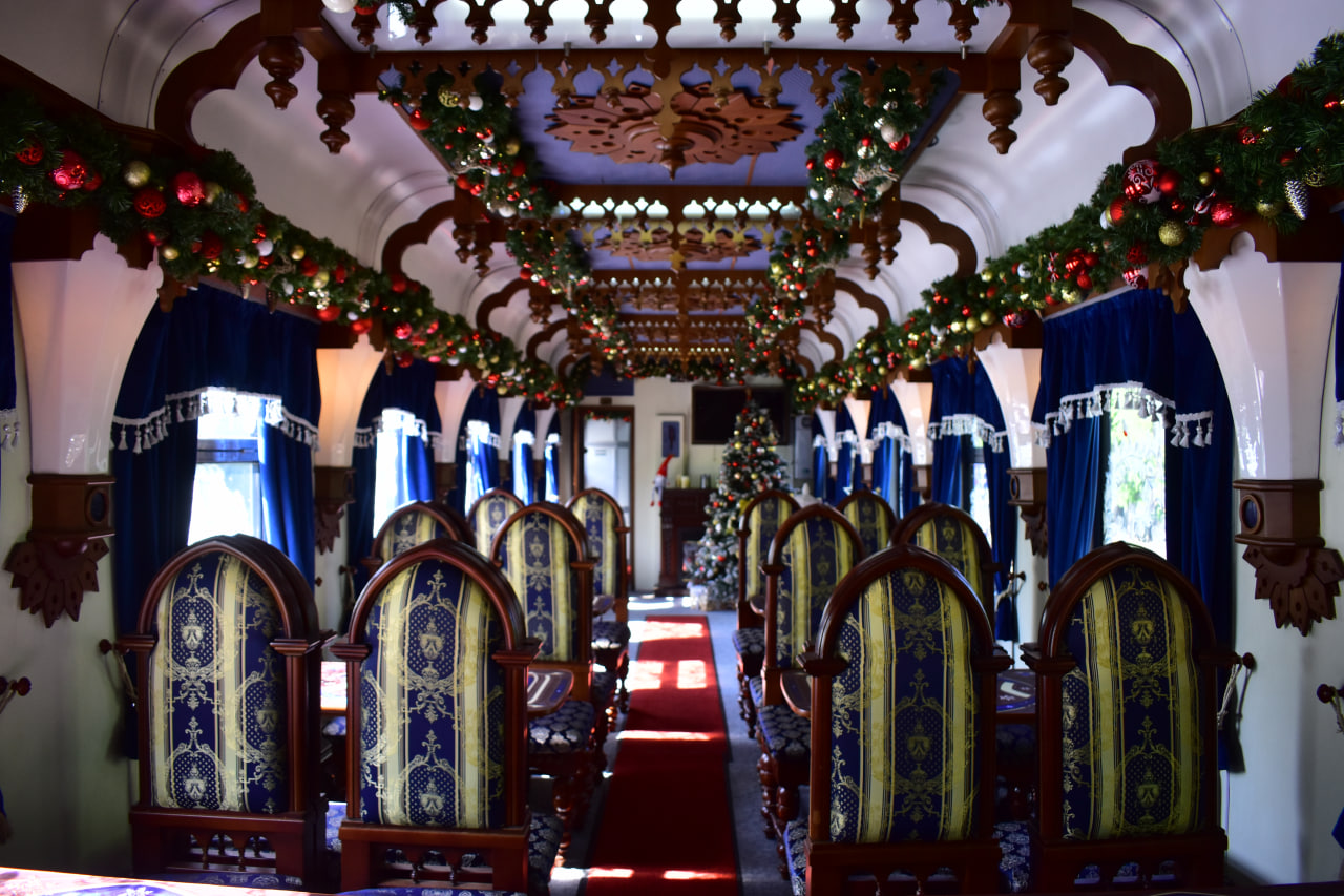 поезд Новый год Хелюля Дед Мороз