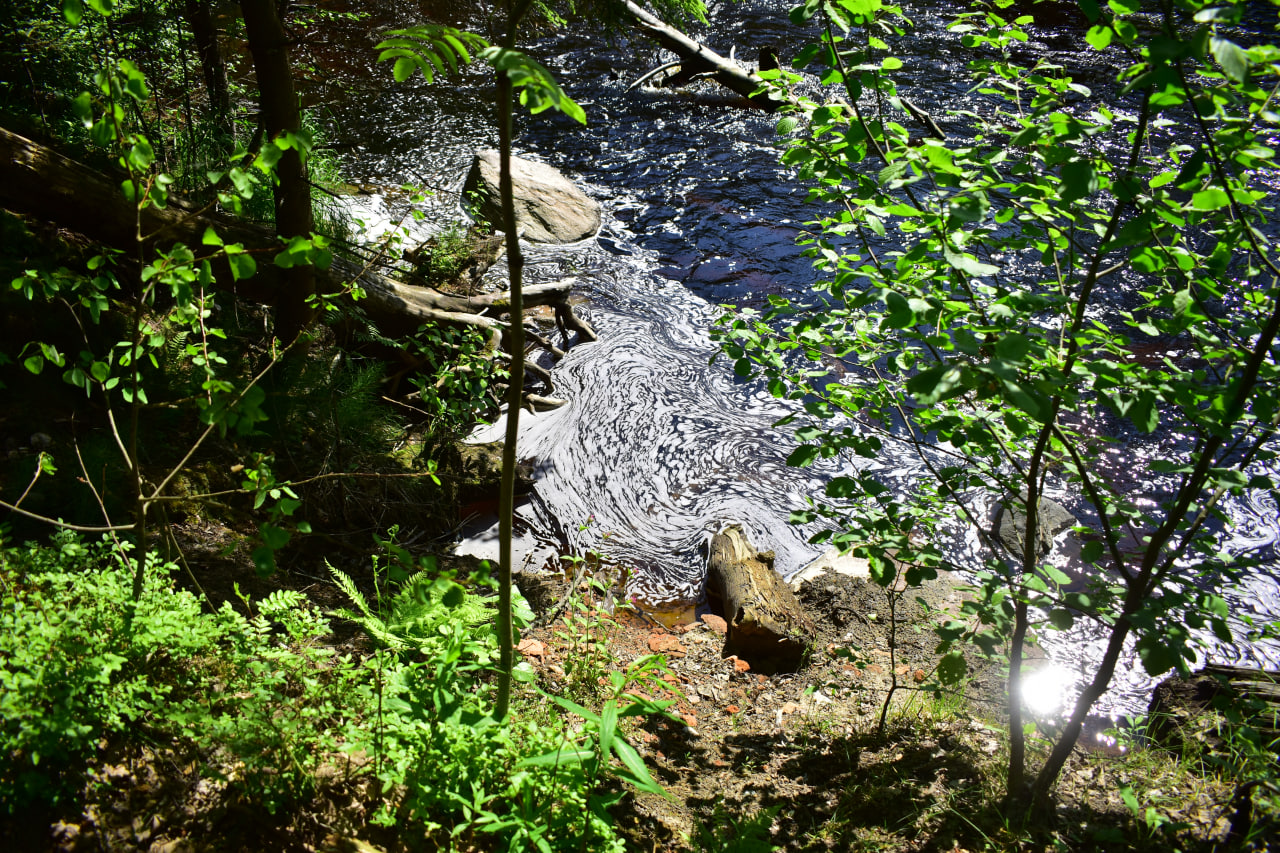 Нижний Койриноя река водопад Карелия