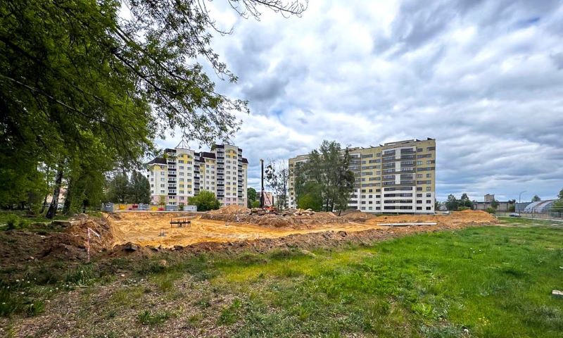 стройка в городе Гродно 