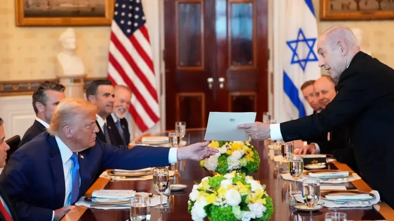 Трамп и Нетаньяху