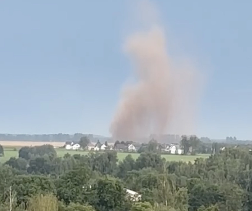 Взрыв газового трубопровода