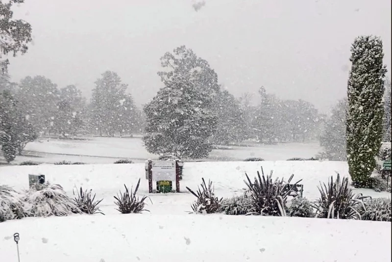 Снег в Австралии