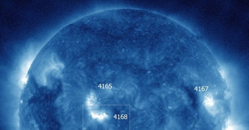 Вспышка на солнце