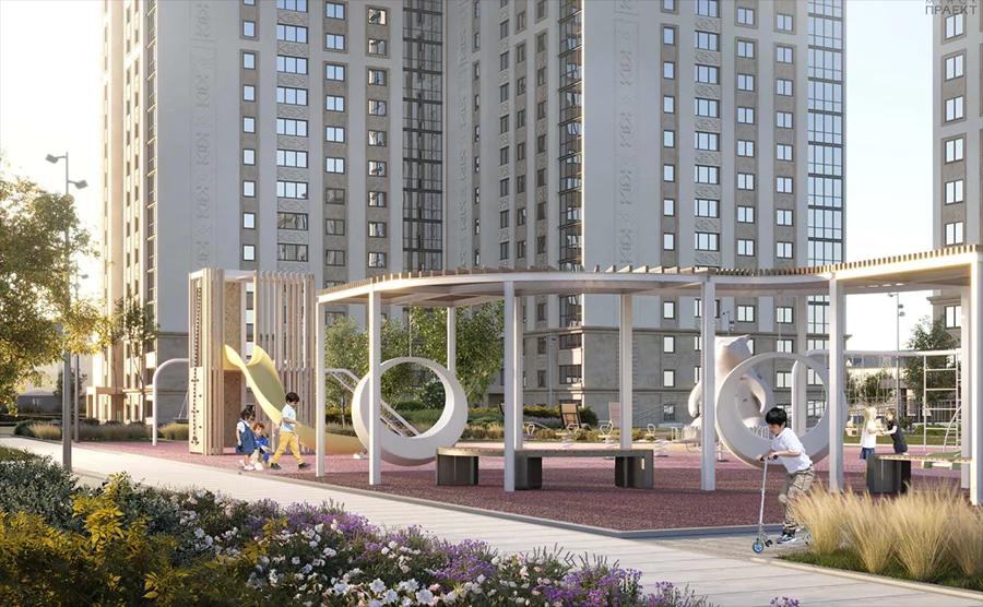 «Казахстанский квартал» проект здания дома многоэтажки