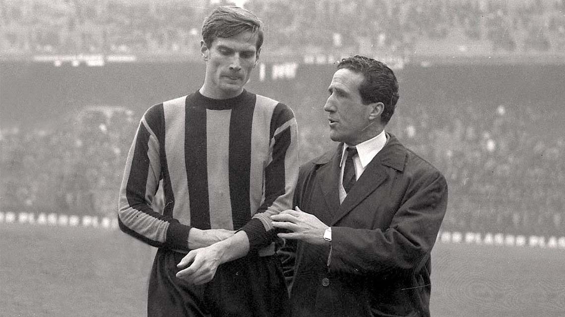 Джачинто Факетти и Эленио Эррера