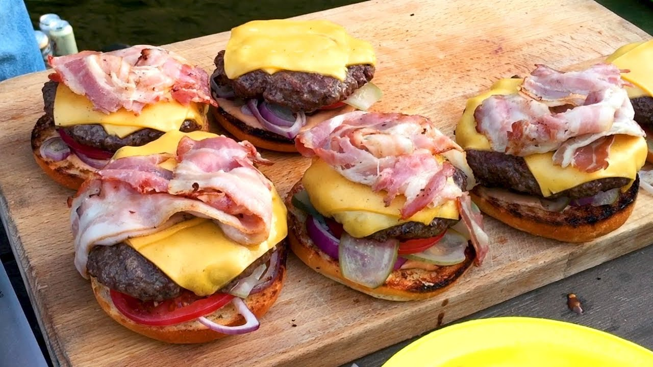 бургеры на углях 