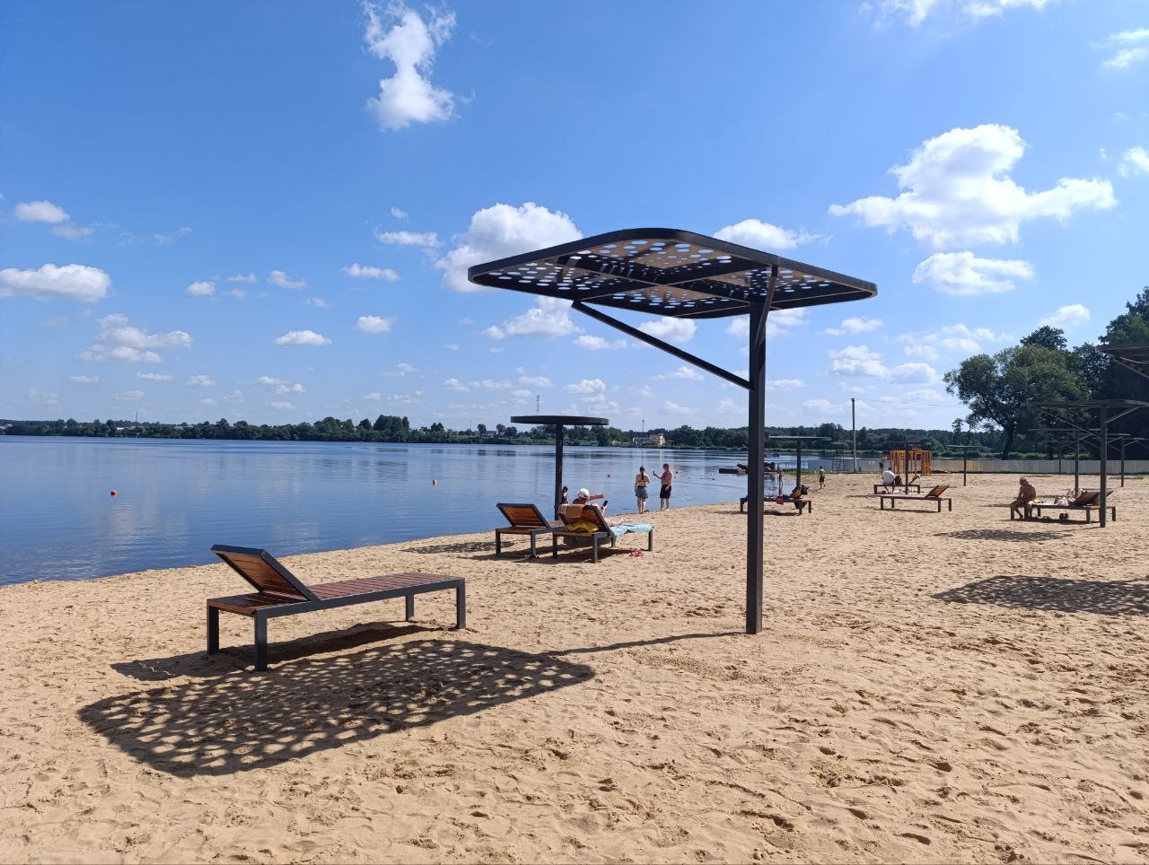 Осиповичское водохранилище пляж