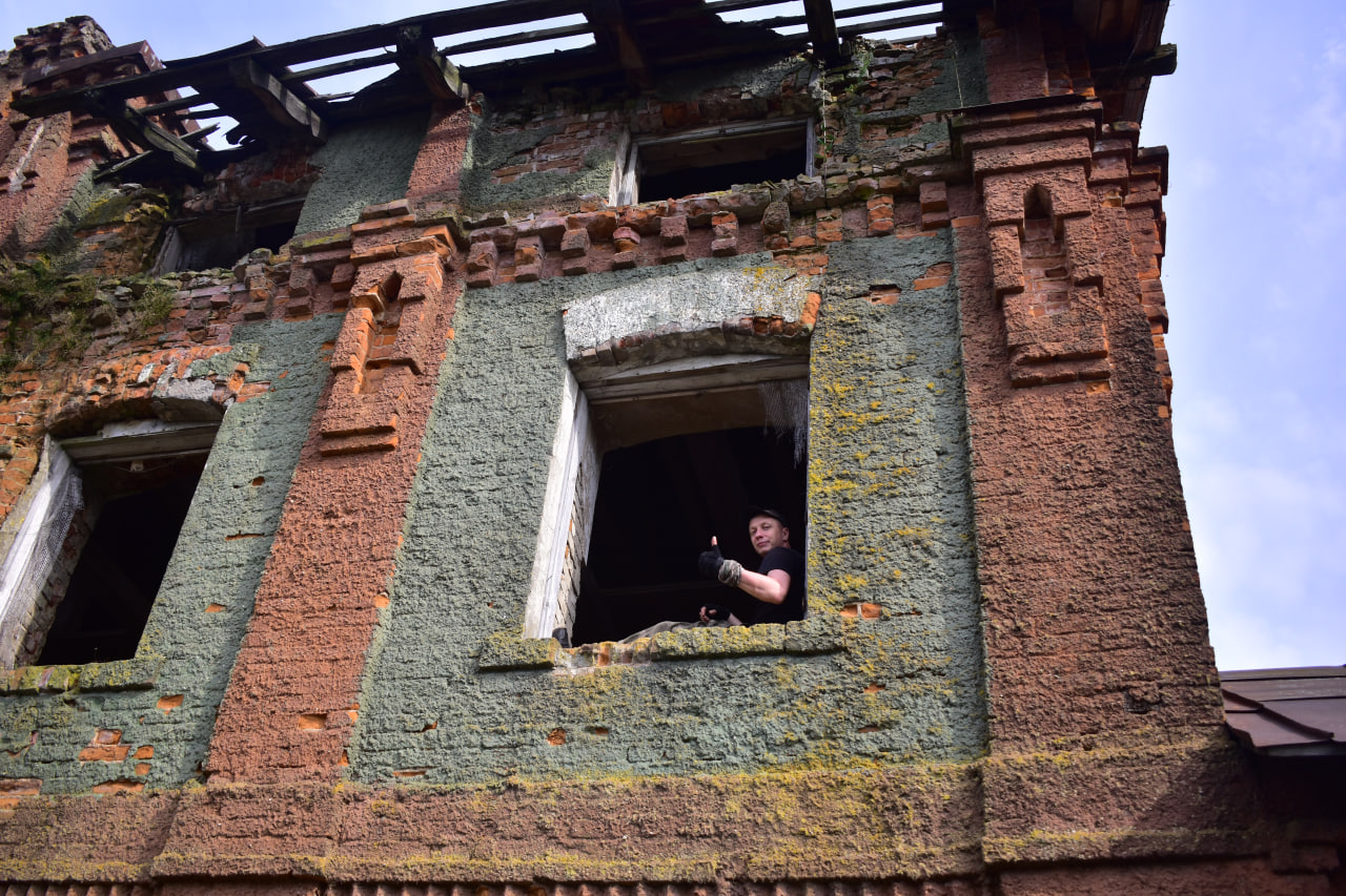 поход туристы туризм мельница Городок