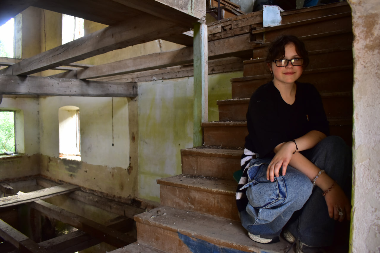 поход туристы туризм мельница Городок