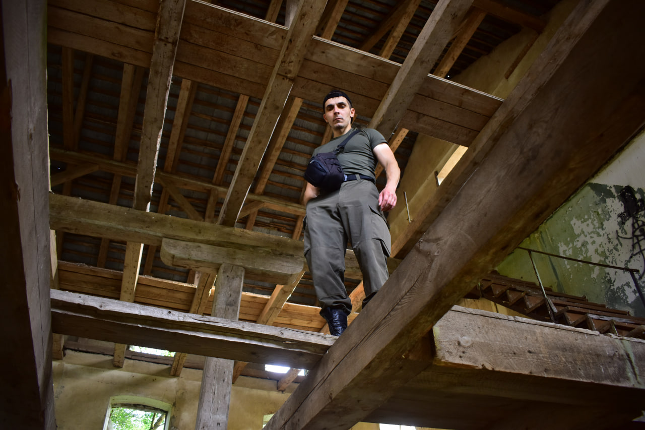 поход туристы туризм мельница Городок