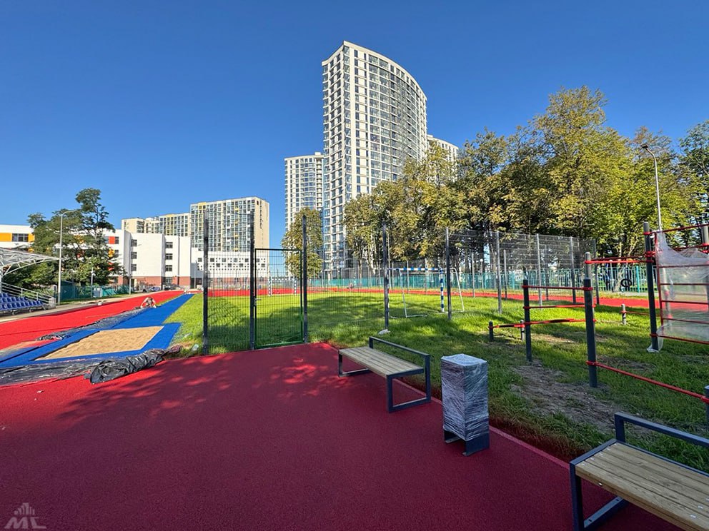 школа спортплощадка