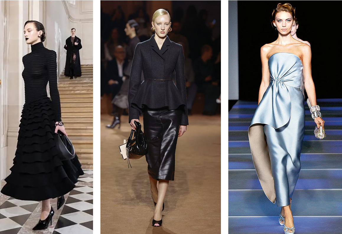 Приталенные силуэты или «песочные часы»