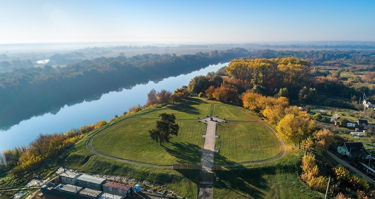 Замковая гора вид сверху 