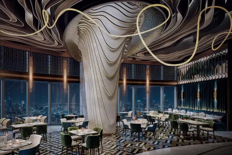 Ресторан в отеле Ciel Dubai Marina