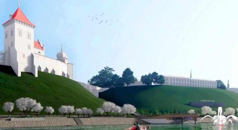 Проект набережной в Гродно