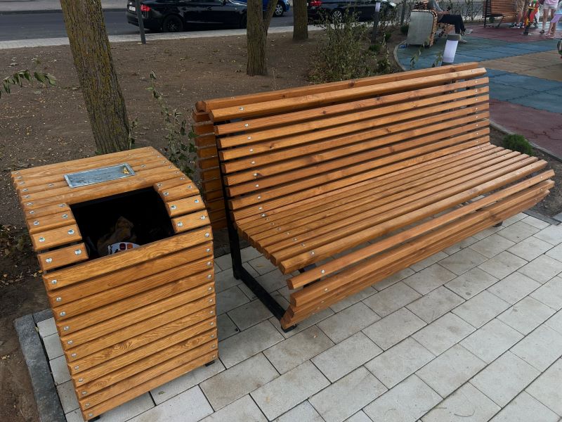 сквер на улице Дарвина в Гродно 