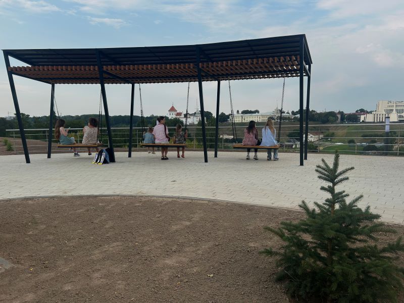 сквер на улице Дарвина в Гродно 