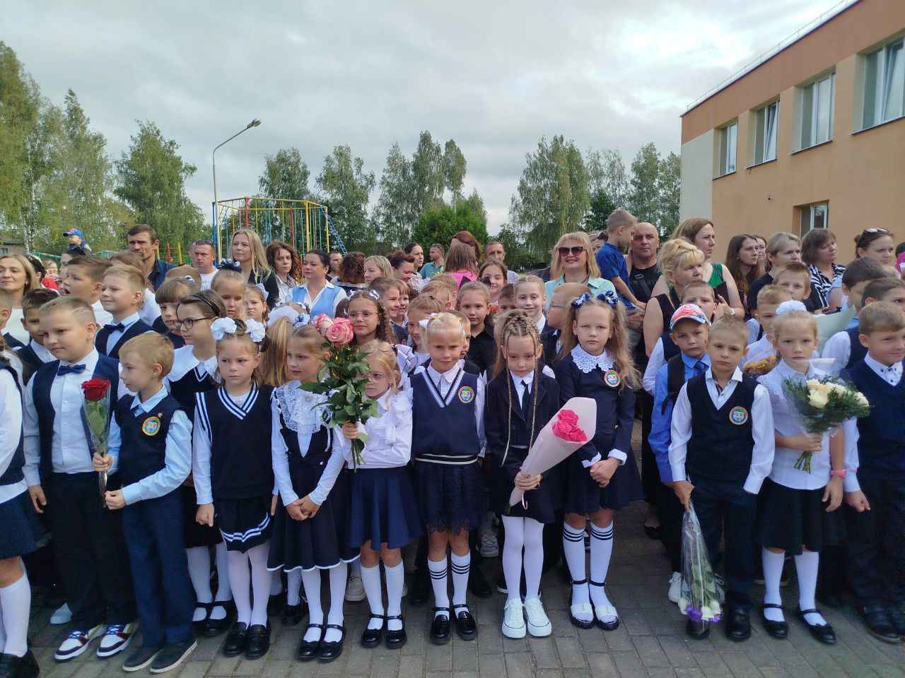 Линейка на 1 сентября в Могилеве 