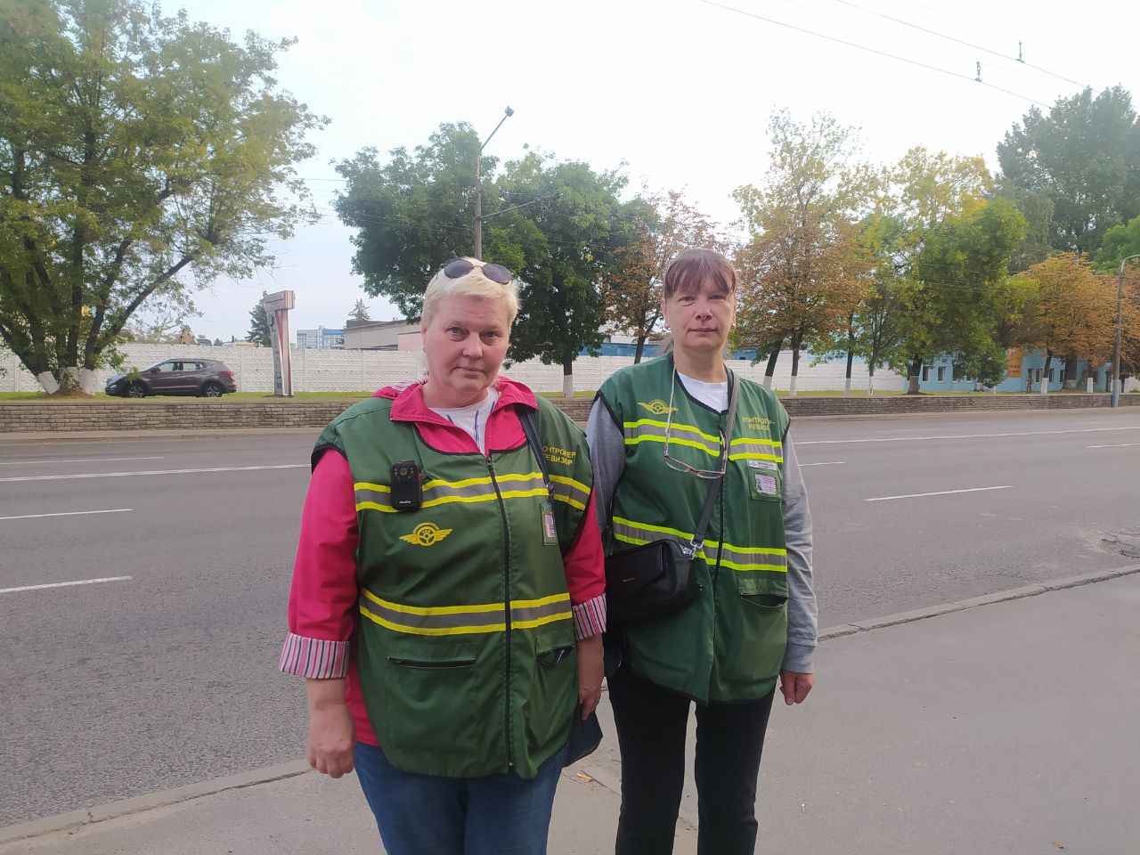 Контроллер Марина Андреева с напарницей