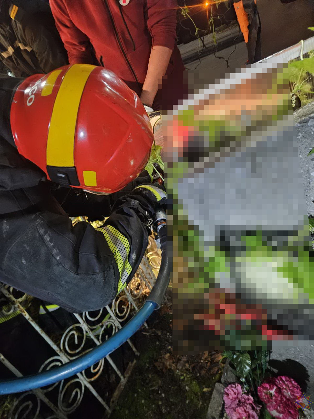 Работа спасателей, МЧС