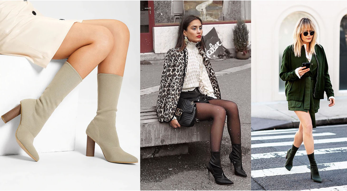 Обувь Sock boots