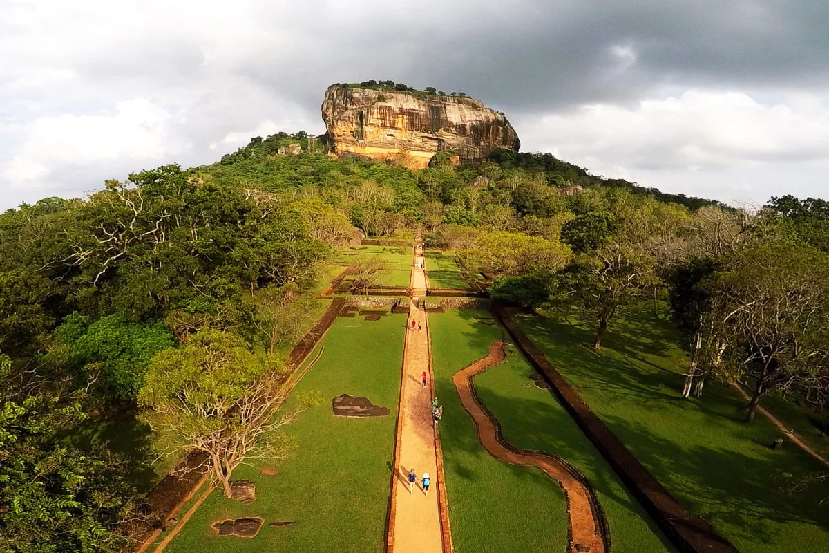 Шри-Ланка дворец скала