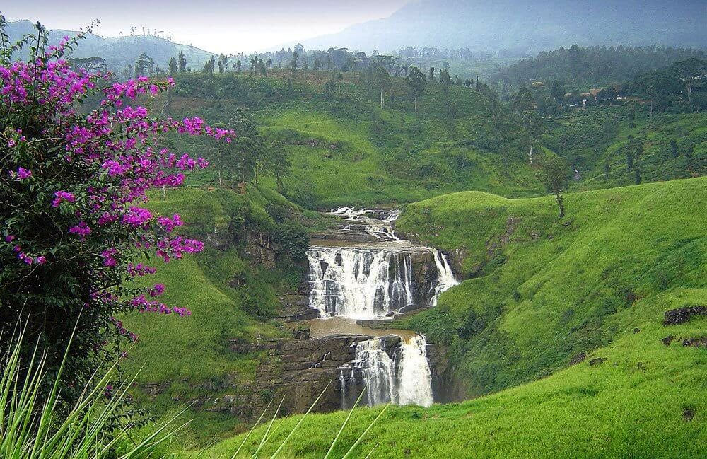 Шри-Ланка водопад достопримечательности
