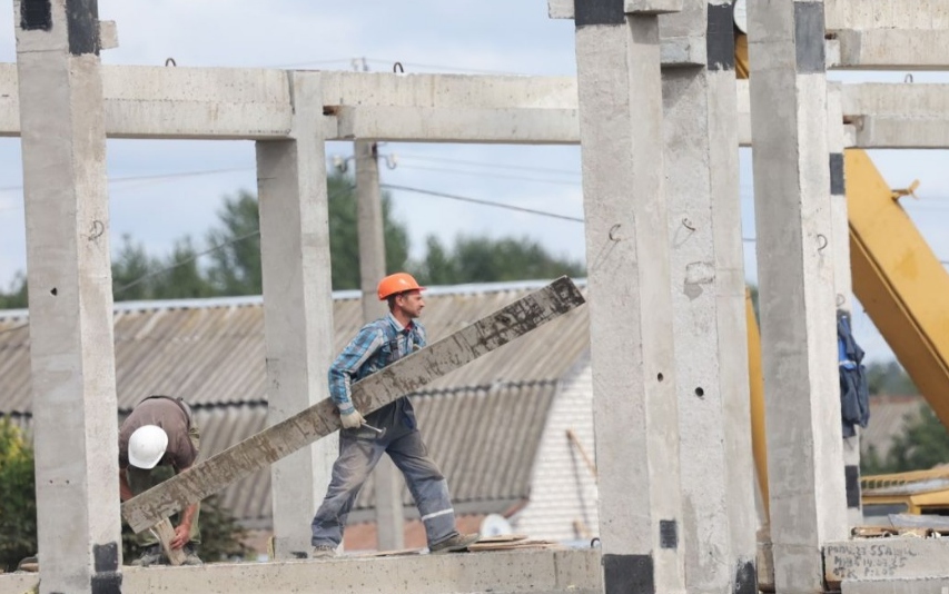 Строительство школы на Гагарина в Могилеве