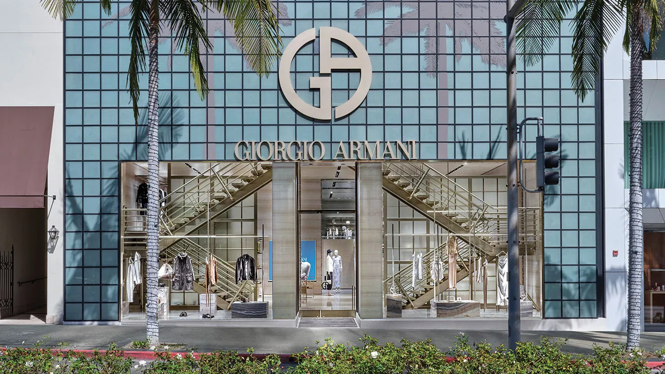 офис Армани на родео-драйв 