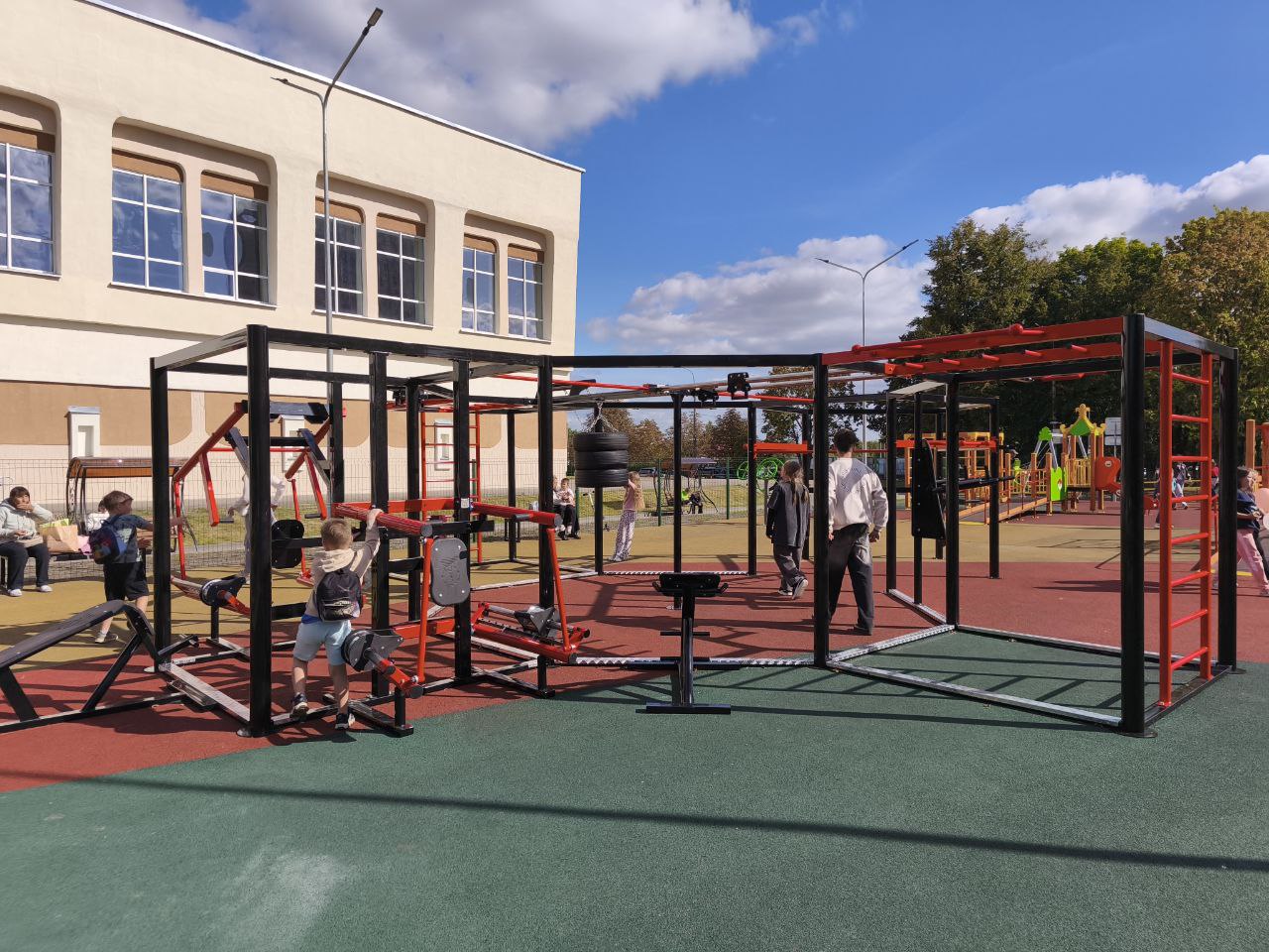 детская инклюзивная площадка Гомель