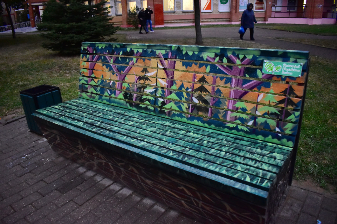 скамейка рисунок