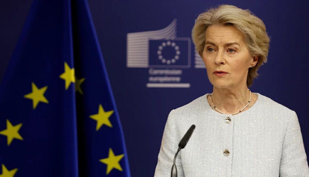 Урсула фон дер Ляйен санкции против России Европа