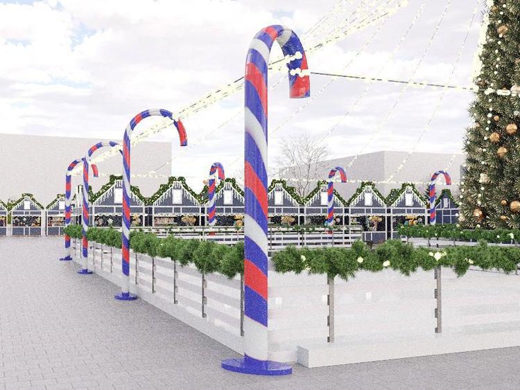 новогодние объекты