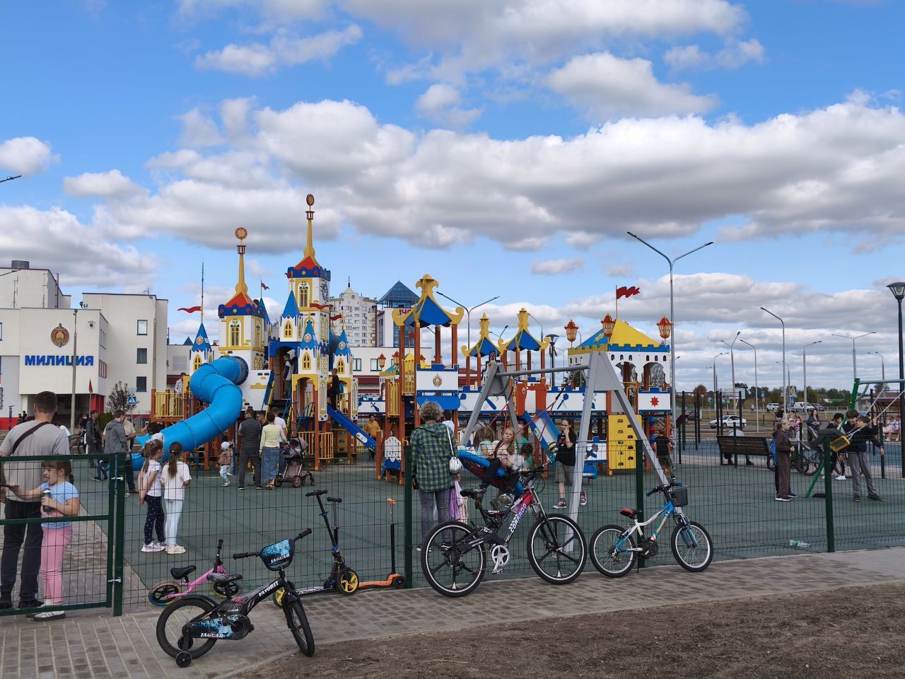 новая детская площадка Гомель