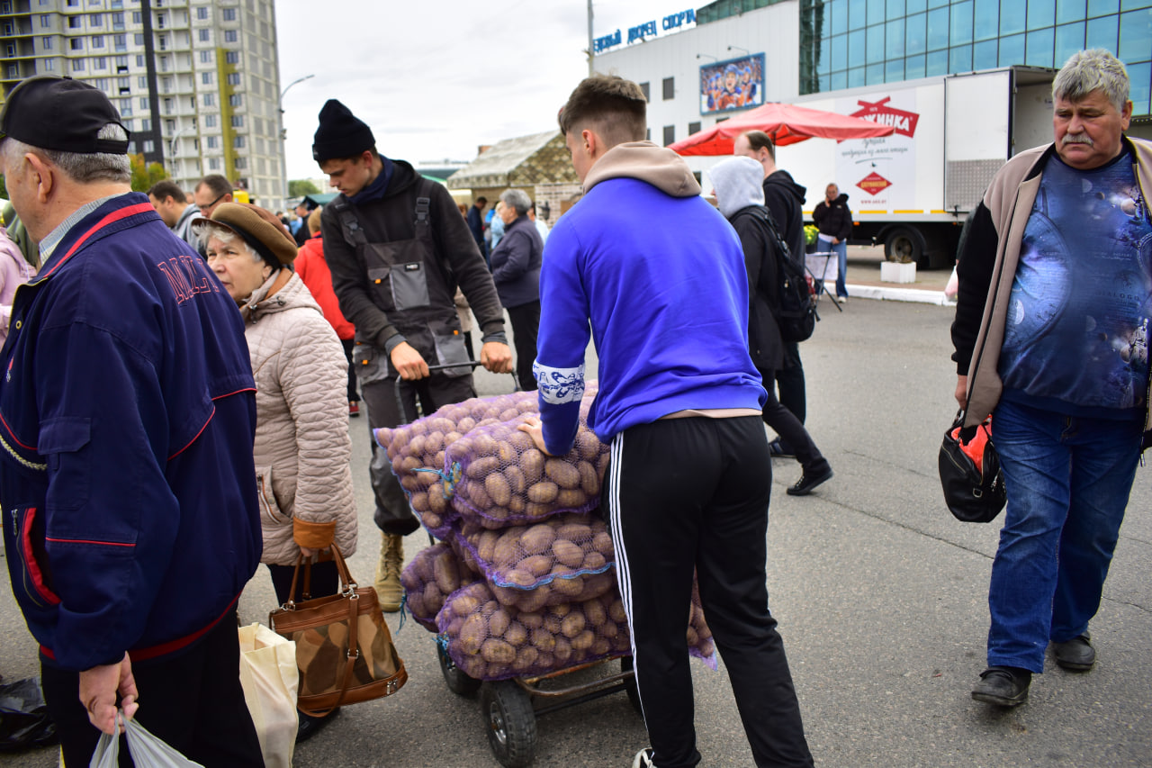 картофель тележка