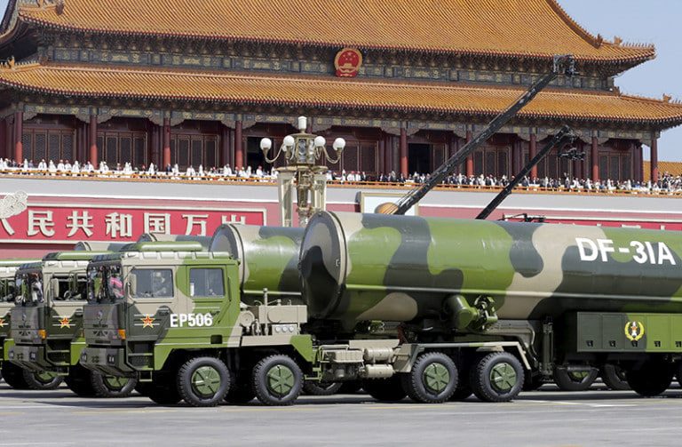 Китай вооружение ракета парад