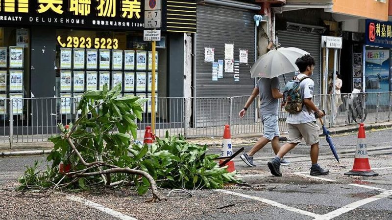 Последствия тайфуна «Тапа»