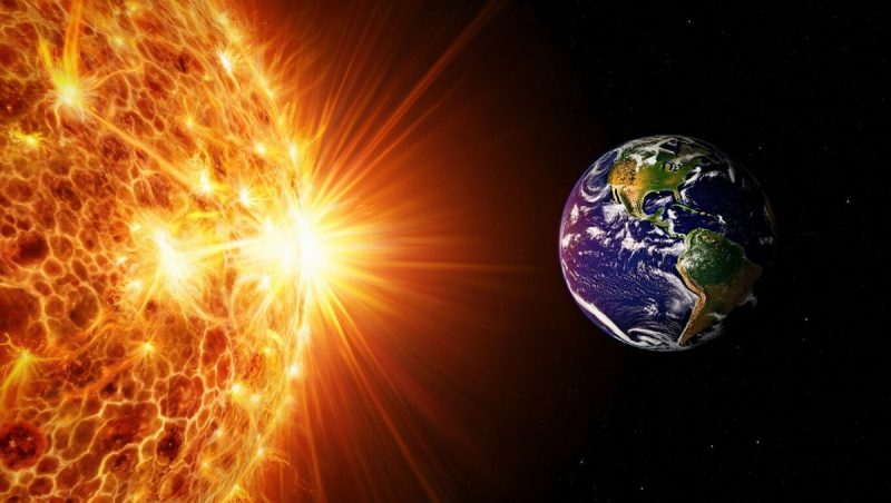 Магнитная буря от Солнца к Земле
