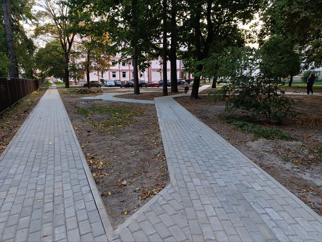 сквер ЖКХ дорожки