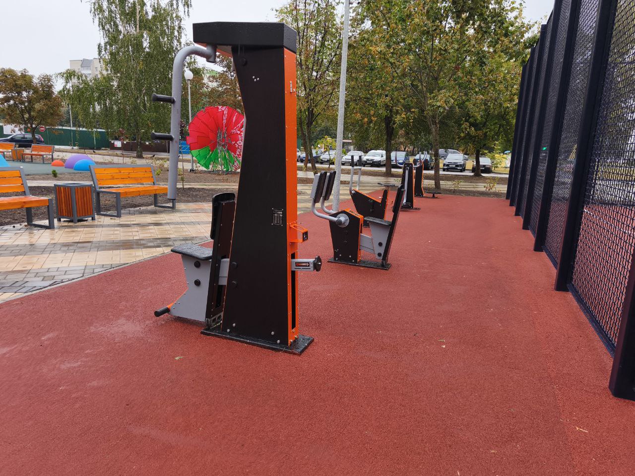 сквер энергетиков тренажеры