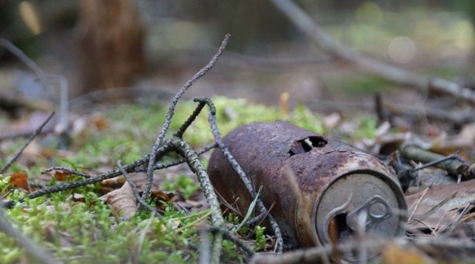 Стихийная свалка в Ольшанке